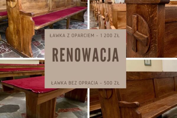 Renowacja ławek