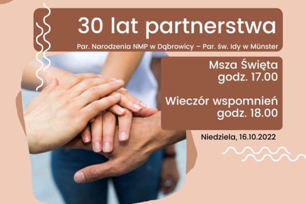 30 lat partnerstwa parafii