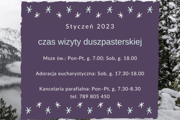 Zmiany w okresie wizyty duszpasterskiej