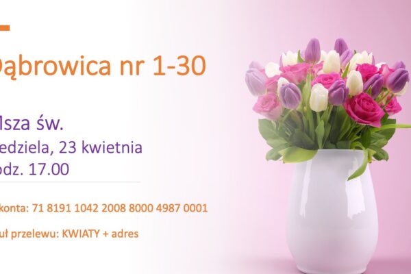 Kwiaty: Dąbrowica 1-30