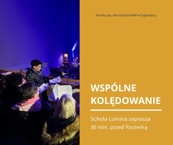 Kolędowanie przed Pasterką