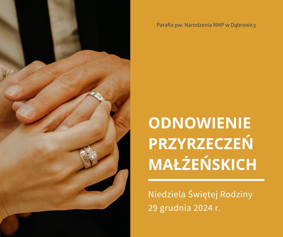 Odnowienie przyrzeczeń małżeńskich