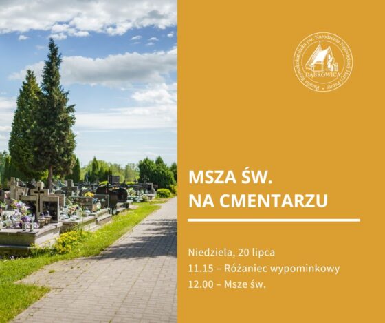 Msza św. na cmentarzu